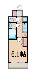 桜川駅 徒歩1分 5階の物件間取画像